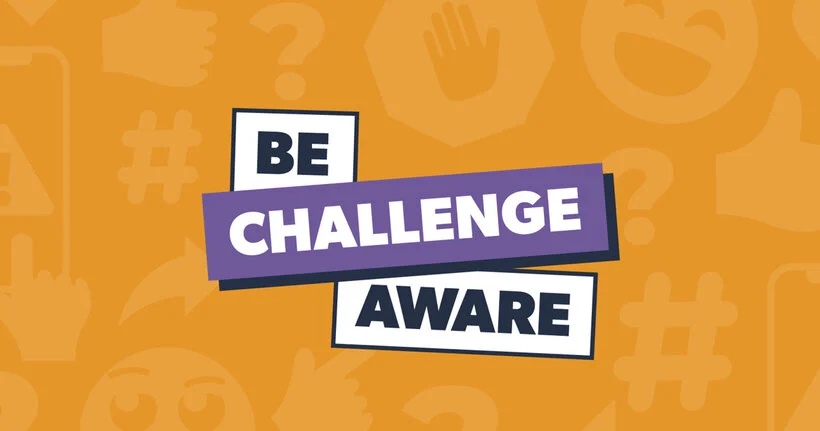 This is the image for: Be Challenge Aware: Resource hub
